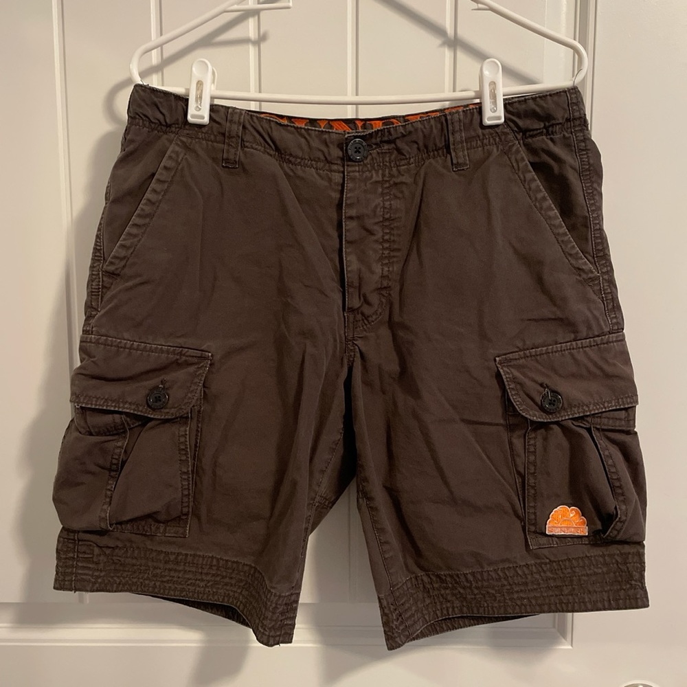 Sundek Men’s Cargo Shorts with Button-Fly
